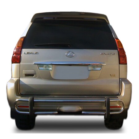 Broadfeet Motorsports Equipment RDLX-711-51 Stainless Steel Rear Double Pipe - 2003-200944; Lexus-GX470